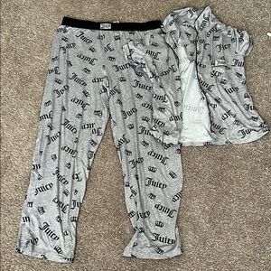 Juicy Couture Gray Pajama Set